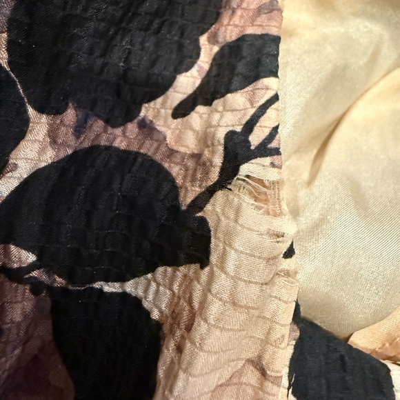 Oscar De La Renta Silk Floral Sheath Dress Size 6 Designer - Picture 4 of 6